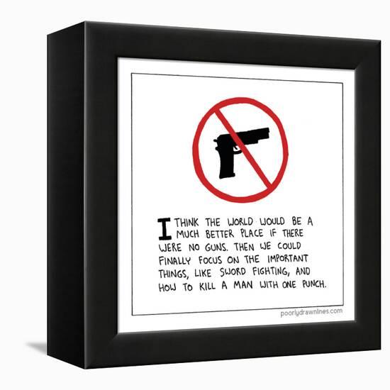 Guns-Reza Farazmand-Framed Stretched Canvas