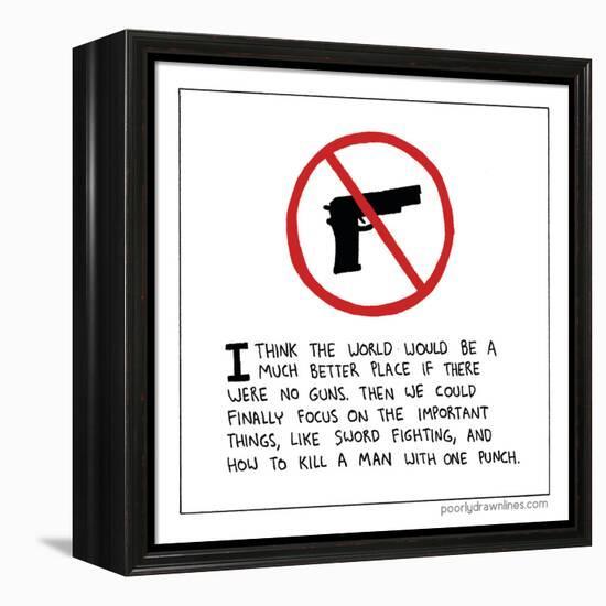 Guns-Reza Farazmand-Framed Stretched Canvas