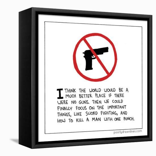 Guns-Reza Farazmand-Framed Stretched Canvas