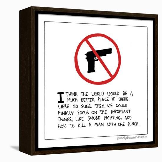 Guns-Reza Farazmand-Framed Stretched Canvas