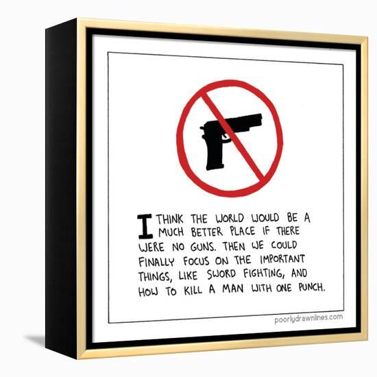 Guns-Reza Farazmand-Framed Stretched Canvas