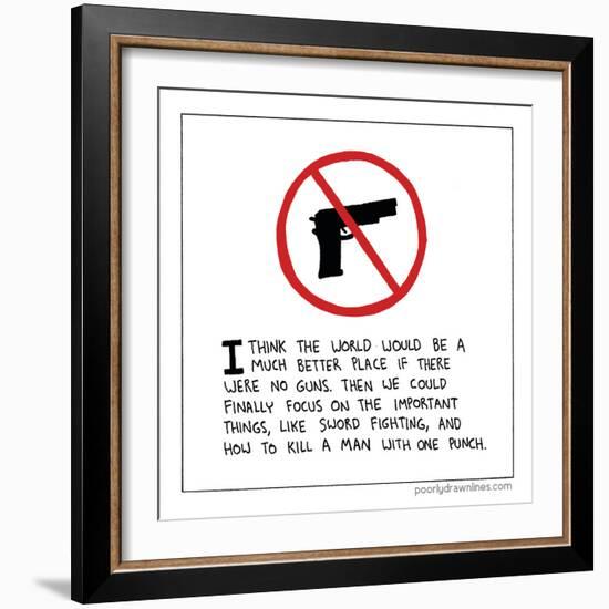 Guns-Reza Farazmand-Framed Art Print