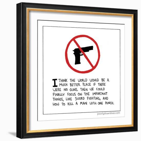 Guns-Reza Farazmand-Framed Art Print