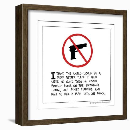 Guns-Reza Farazmand-Framed Art Print