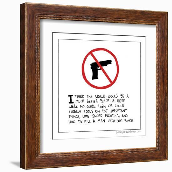 Guns-Reza Farazmand-Framed Art Print