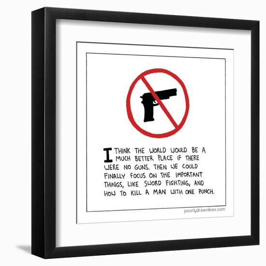 Guns-Reza Farazmand-Framed Art Print