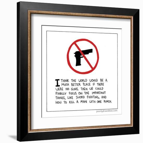 Guns-Reza Farazmand-Framed Art Print