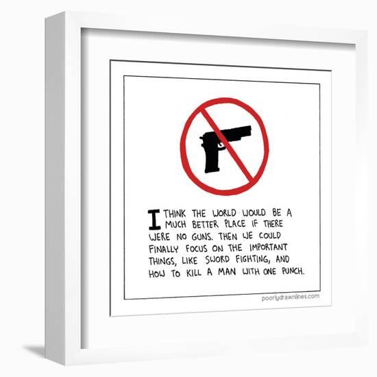 Guns-Reza Farazmand-Framed Art Print