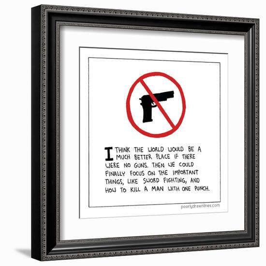 Guns-Reza Farazmand-Framed Art Print