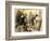 Gunsmiths Forging Muskets for the Minutemen Before the American Revolution, c.1770-null-Framed Premium Giclee Print