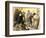 Gunsmiths Forging Muskets for the Minutemen Before the American Revolution, c.1770-null-Framed Giclee Print