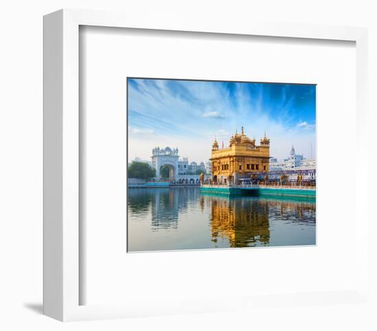 Gurdwara Temple Amritsar-India-null-Framed Art Print