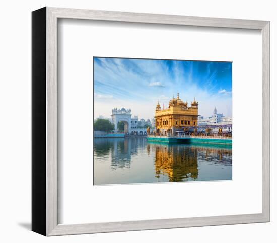 Gurdwara Temple Amritsar-India-null-Framed Art Print