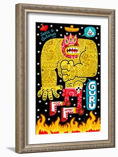 Guru-Jorge R. Gutierrez-Framed Art Print