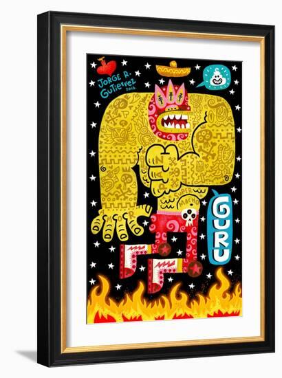 Guru-Jorge R. Gutierrez-Framed Art Print