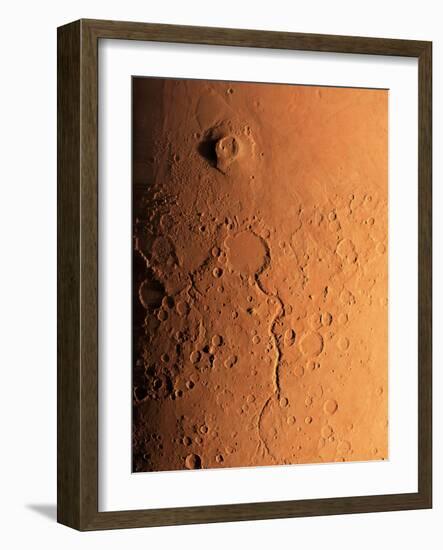 Gusev Crater And River, Mars-Detlev Van Ravenswaay-Framed Photographic Print