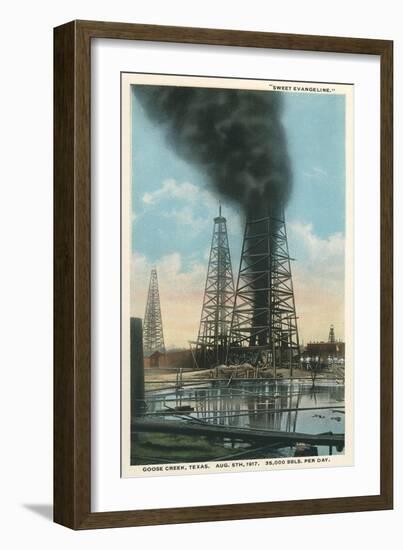 Gusher at Goose Creek-null-Framed Art Print