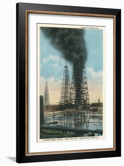 Gusher at Goose Creek-null-Framed Art Print