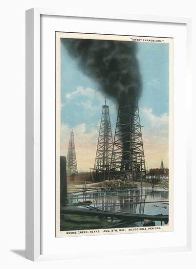 Gusher at Goose Creek-null-Framed Art Print