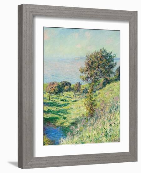 Gust of Wind, 1881 (oil on canvas)-Claude Monet-Framed Giclee Print