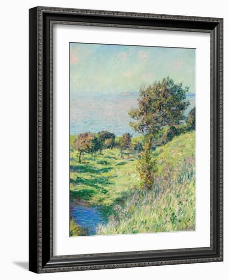 Gust of Wind, 1881 (oil on canvas)-Claude Monet-Framed Giclee Print