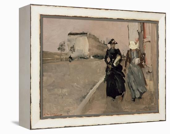 Gust of Wind-George Hendrik Breitner-Framed Premier Image Canvas