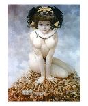 Elle, 1905-Gustav Adolf Mossa-Framed Art Print