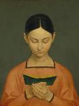 Reading Girl, C. 1828-Gustav Adolph Hennig-Premier Image Canvas