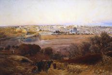 Jerusalem from the Mount of Olives-Gustav Bauernfeind-Giclee Print