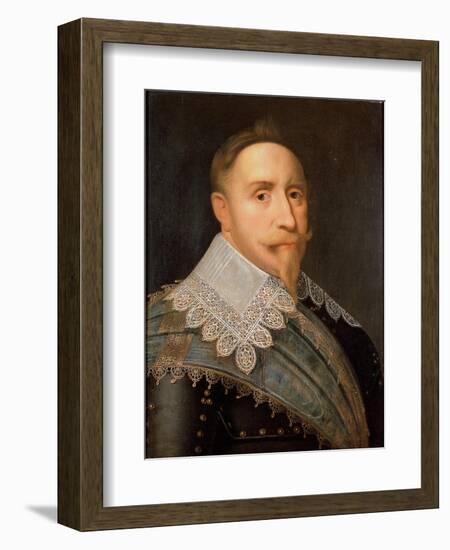 Gustav II Adolf, King of Sweden, 1624-Jacob Hoefnagel-Framed Giclee Print