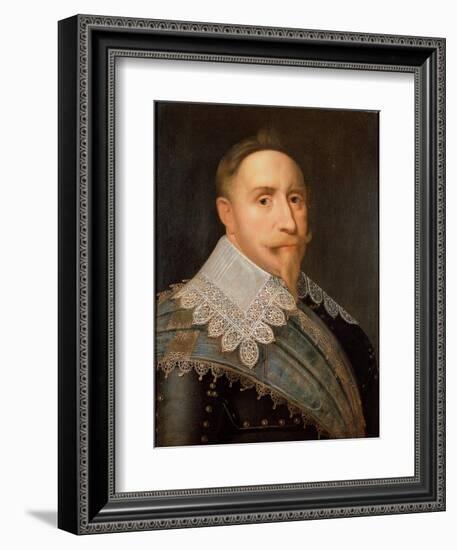 Gustav II Adolf, King of Sweden, 1624-Jacob Hoefnagel-Framed Giclee Print