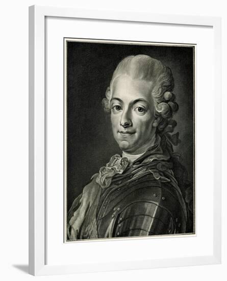 Gustav III., 1884-90-null-Framed Giclee Print
