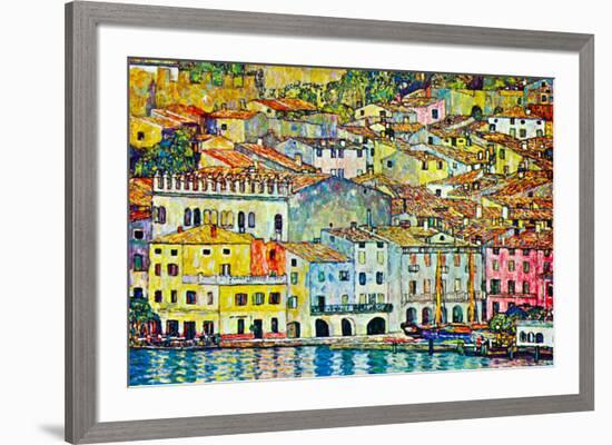 Gustav Klimt Malcena at the Gardasee-Gustav Klimt-Framed Art Print