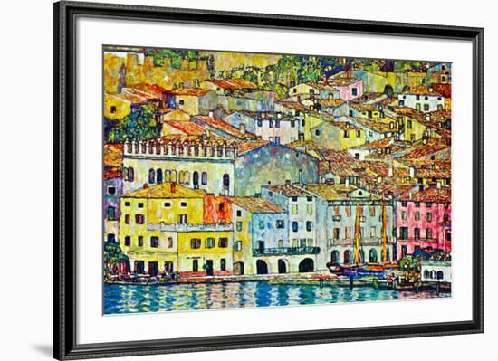 Gustav Klimt Malcena at the Gardasee-Gustav Klimt-Framed Art Print