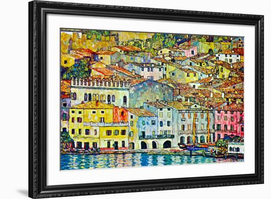 Gustav Klimt Malcena at the Gardasee-Gustav Klimt-Framed Art Print