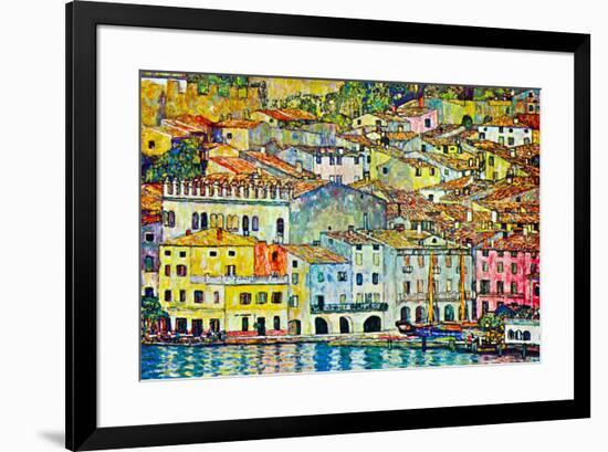 Gustav Klimt Malcena at the Gardasee-Gustav Klimt-Framed Art Print