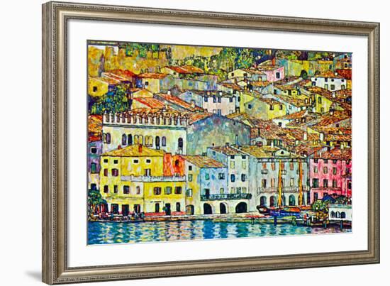 Gustav Klimt Malcena at the Gardasee-Gustav Klimt-Framed Art Print