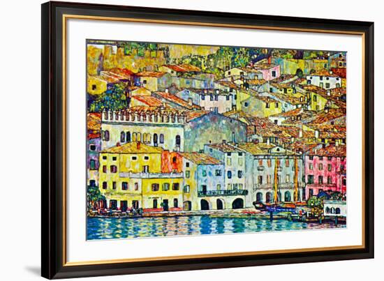 Gustav Klimt Malcena at the Gardasee-Gustav Klimt-Framed Art Print