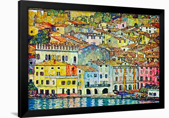 Gustav Klimt Malcena at the Gardasee-Gustav Klimt-Framed Art Print