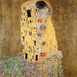 Lovers, Black Crayon (1908)-Gustav Klimt-Giclee Print