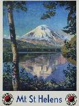 Mt. St. Helens Poster-Gustav Krollmann-Mounted Giclee Print