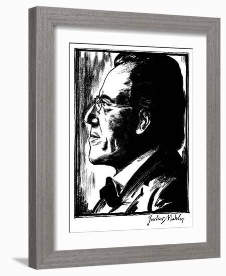 Gustav Mahler (1860-1911)-Samuel Nisenson-Framed Giclee Print