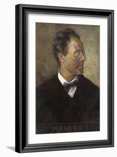 Gustav Mahler Austrian Musician--Framed Art Print