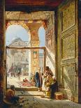 Forecourt of the Ummayad Mosque, Damascus, 1890-Gustave Bauernfeind-Framed Giclee Print