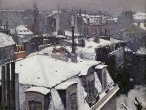 Rooftops in the Snow, c.1878-Gustave Caillebotte-Giclee Print