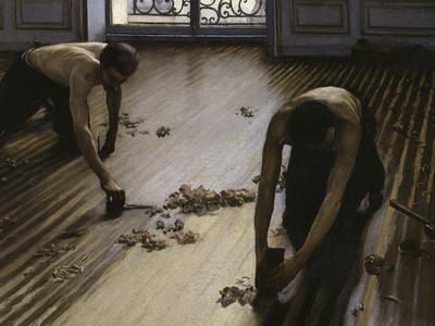 Premium Giclee Print: The Floor Planers, c.1875 by Gustave Caillebotte: 24x18in