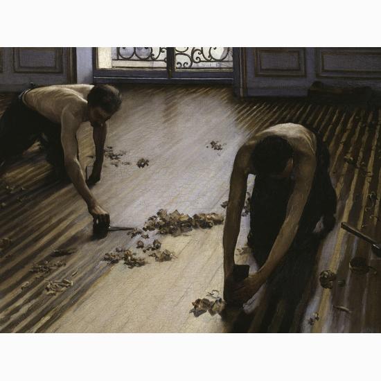 Premium Giclee Print: The Floor Planers, c.1875 by Gustave Caillebotte: 24x18in