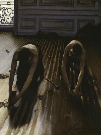 Premium Giclee Print: The Floor Planers, c.1875 by Gustave Caillebotte: 24x18in