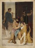 Odysseus Recognized by His Nurse Eurycleia (Sketch)-Gustave Clarence Rodolphe Boulanger-Giclee Print