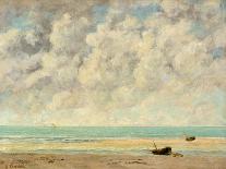 Clouds over Lake Geneva-Gustave Courbet-Photographic Print